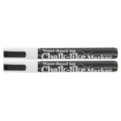 Hubert 11751 - Chalk-Like Marker Set, 2-piece, Fine Point