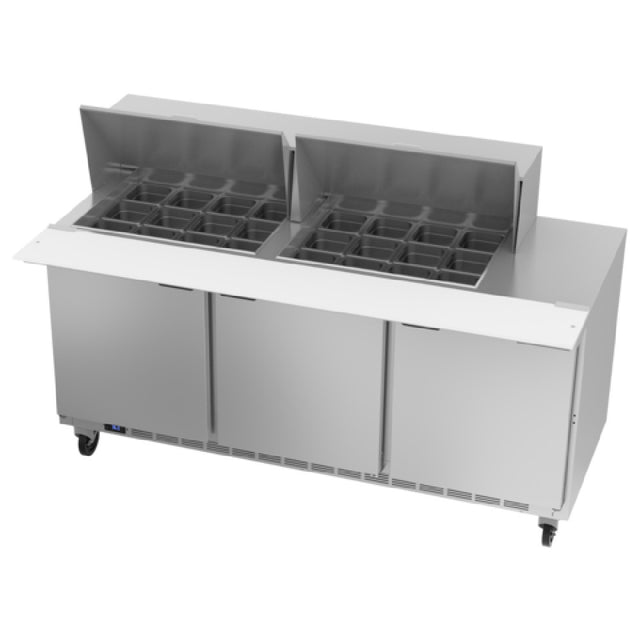 Beverage Air SPE72HC-24M Mega Top Refrigerated Counter Three-section 72"W