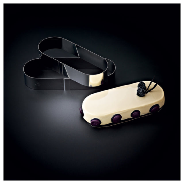 Matfer 371328 Mozaik Tartlet Mold 11"L X 1-3/4"H Oval