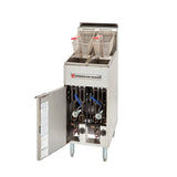 American Range AF-25/25_LP - Fryer Floor Model, Gas, (2) Half Size