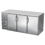 Beverage Air BB72HC-F-S - Refrigerated Food Rated Back Bar Storage Cabinet, Three-section