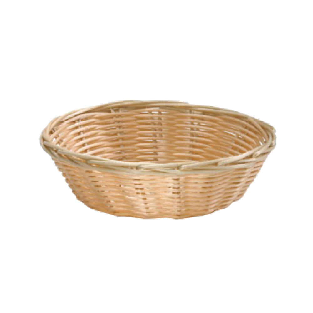 TableCraft Products 1177W - Basket, 7" Dia. X 2"H, Round