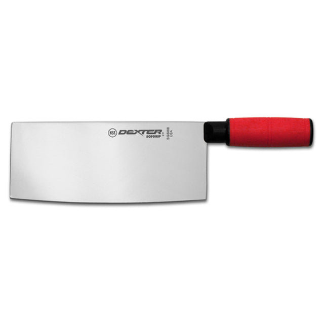 Dexter 24533R SofGrip™ (SG5888R-PCP) Chinese Chef's/Cook's Knife 8" X 3-1/4"