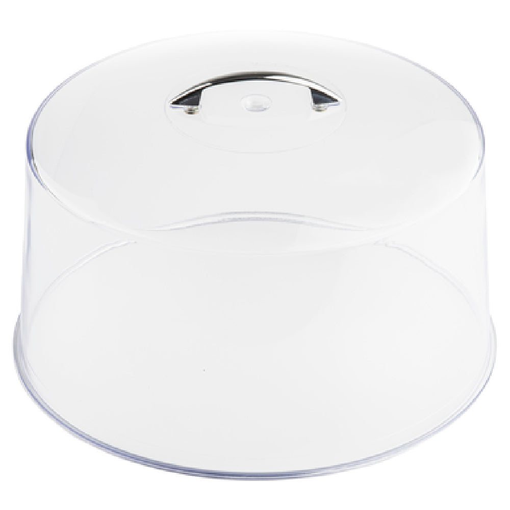 TableCraft Products 422A - Cake Cover, 12" Dia. X 7-1/2" (including Handle), Chrome Plate Handle