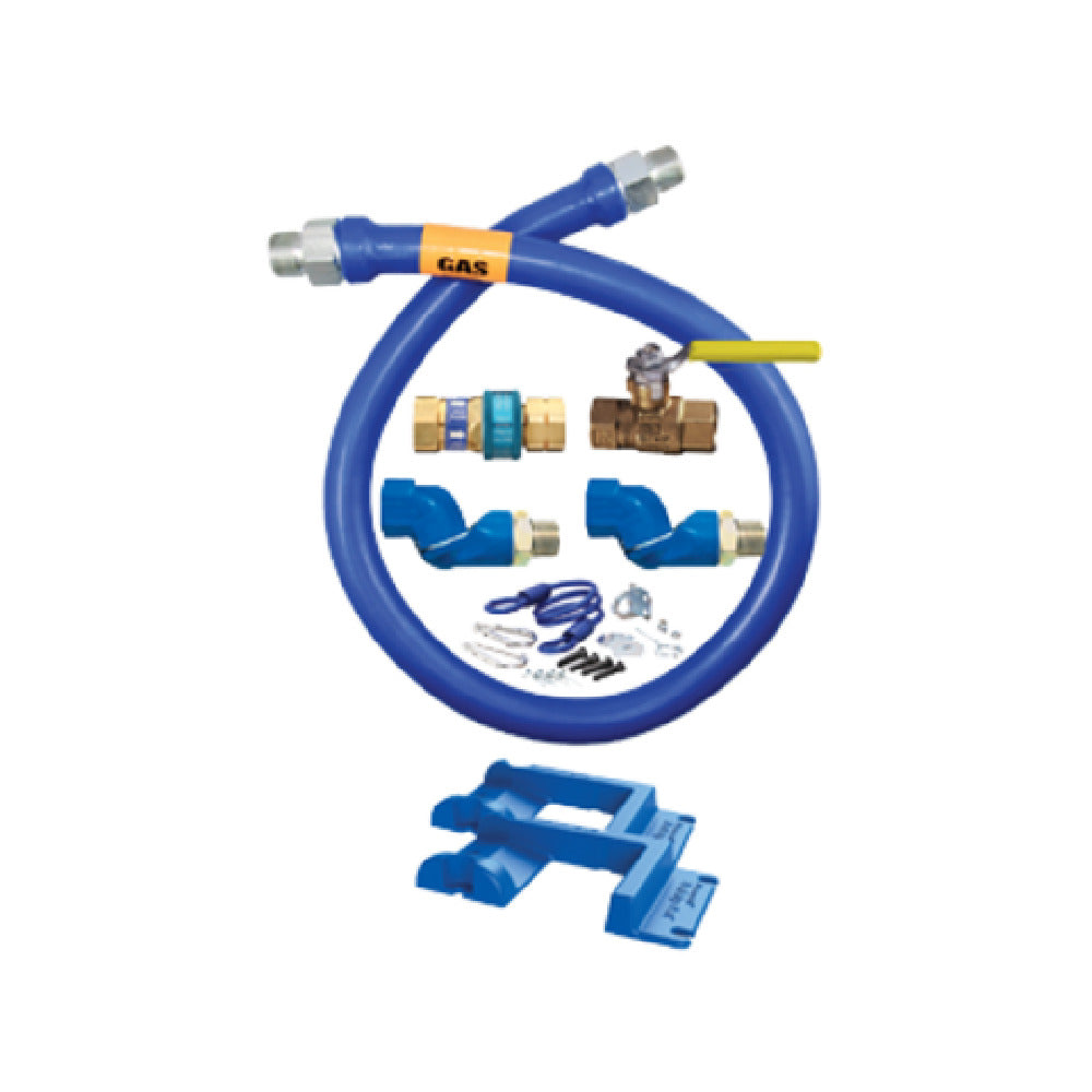 Dormont 16100KIT2S60PS Dormont Blue Hose™ Moveable Gas Connector Kit 1" Inside Dia.