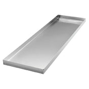 Hubert 55882 - Display Tray, 8"W X 26.75"D X 1"H, 18/10 Stainless Steel