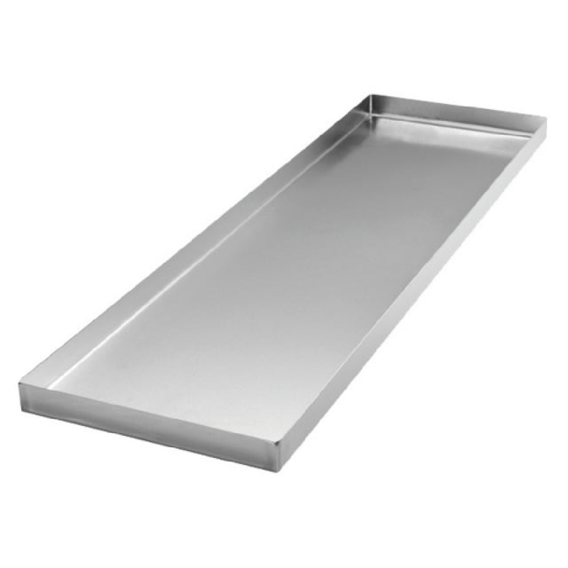 Hubert 55882 - Display Tray, 8"W X 26.75"D X 1"H, 18/10 Stainless Steel