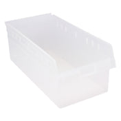 Quantum QSB816CLCS - Economy Shelf Bin, Nesting, 11-1/8"W X 23-5/8"L X 8"H