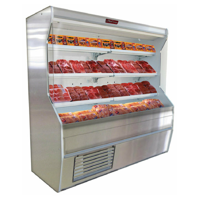 Howard-McCray SC-M32E-4-S-LED Meat Open Merchandiser 50"W Open Front