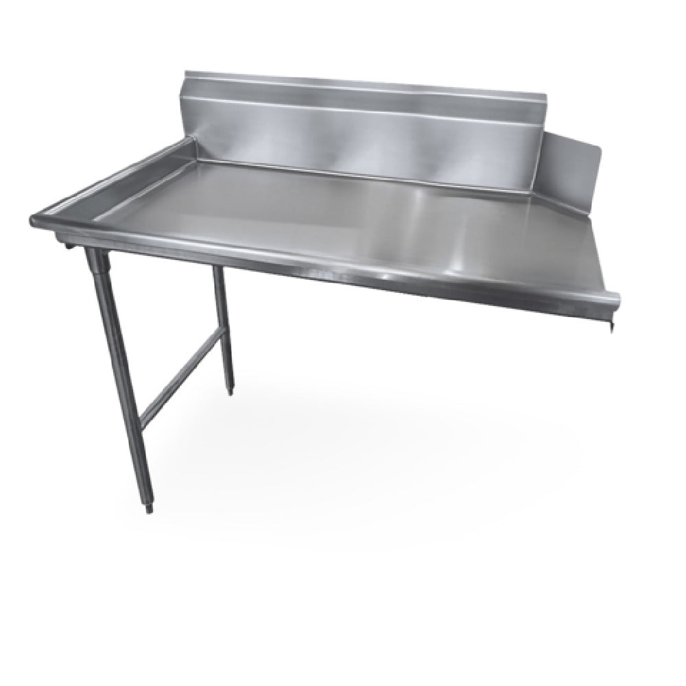 Steel Works Stainless SWCDT-48L Clean Dish Table 30" X 48" X 43-3/4"H 16ga/304 Stainless Steel