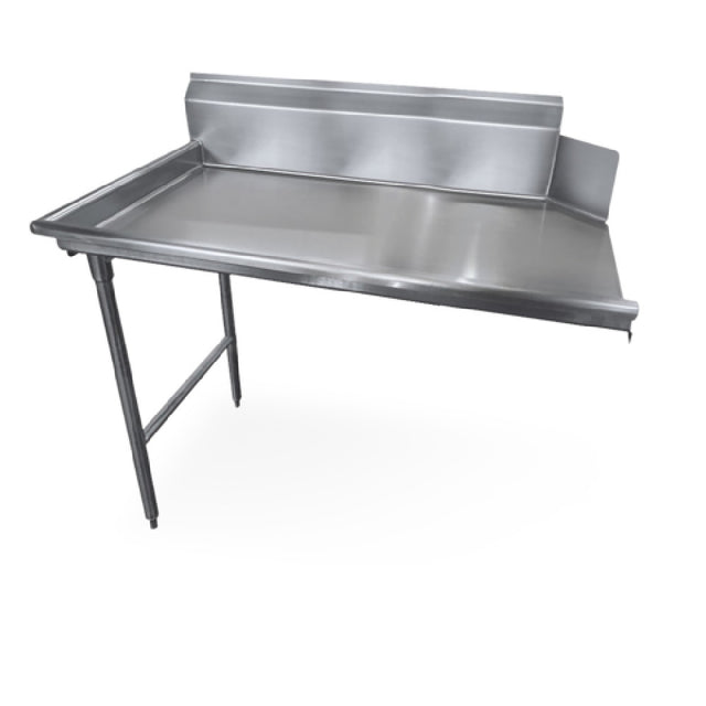Steel Works Stainless SWCDT-48L Clean Dish Table 30" X 48" X 43-3/4"H 16ga/304 Stainless Steel