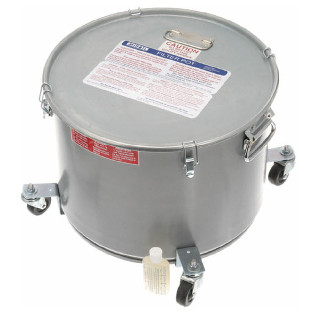 Miroil 2066 Pot/lid Oil Filter W/casters