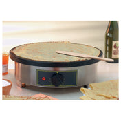 JB Prince P393 Crepe Machine 17" Dia. X 6-1/4" H Overall 13-3/4" Dia. Cast Iron Work Surface