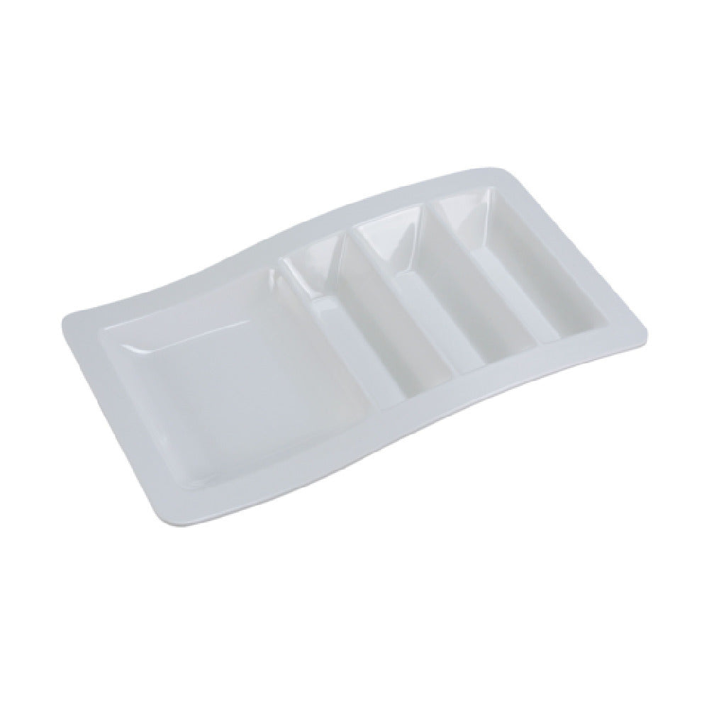 Yanco NC-1765 Nu-Classic Taco Plate 14-3/4"L X 8-3/4"W X 1-3/4"H Rectangular