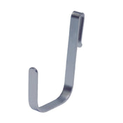 Quantum SG-HOOKLGGY Store Grid Large Hook 1/4"W X 2-1/2"D X 3-3/4"H Gray Epoxy Antimicrobial Finish