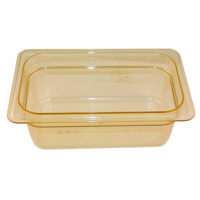 Cambro 44HP-772 1/4 Size Food Pan Amber High Heat