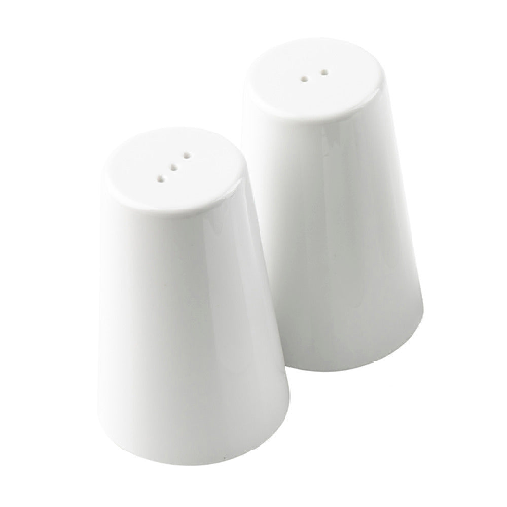 TableCraft Products 10418 - Sierra Collection™ Salt & Pepper Shaker, Melamine, White (must Be Purchased In Multiples Of 6 Sets)