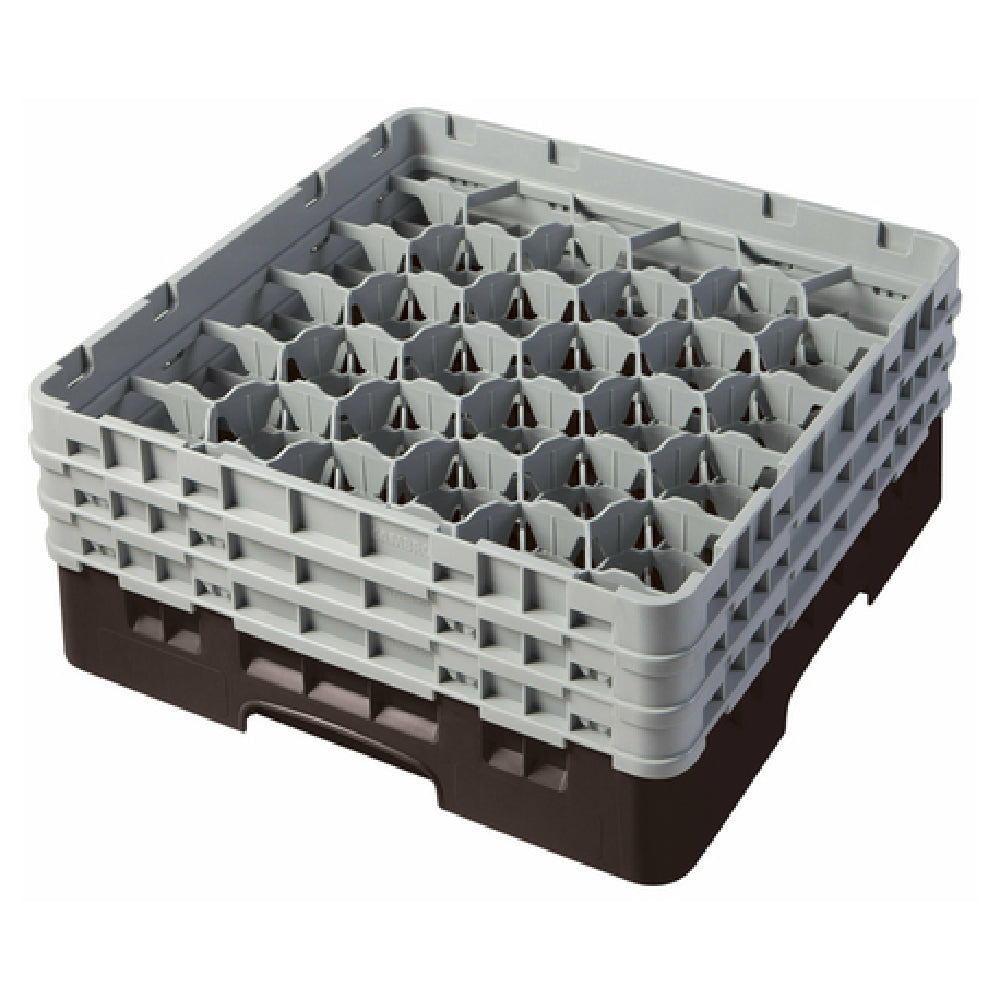Cambro 30S638167 Camrack® Glass Rack With (3) Soft Gray Extenders Full Size