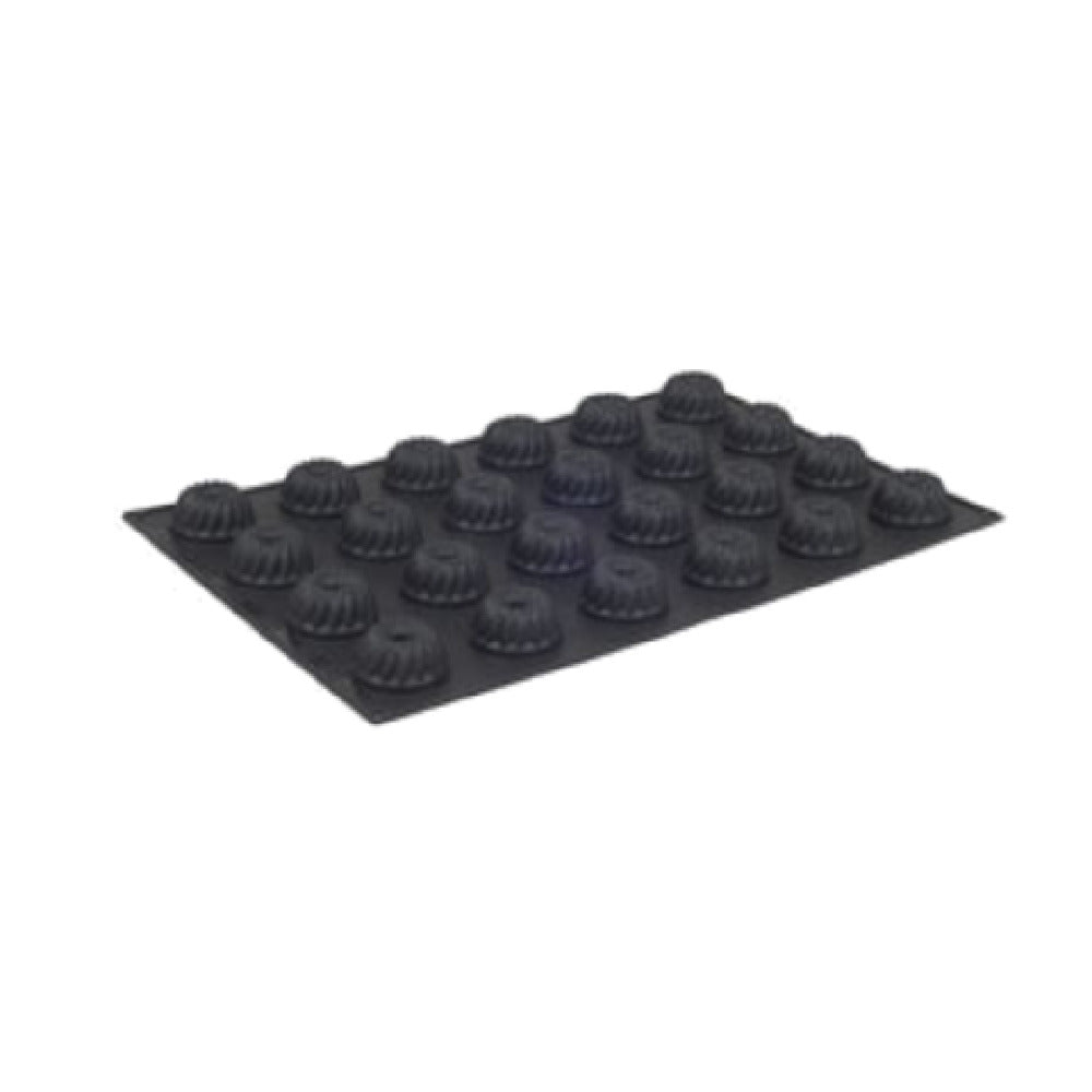 JB Prince M621 G Pavoni Pavoflex Mold 23-1/2"L X 15-3/4"W (24) Mini Kugelhopf