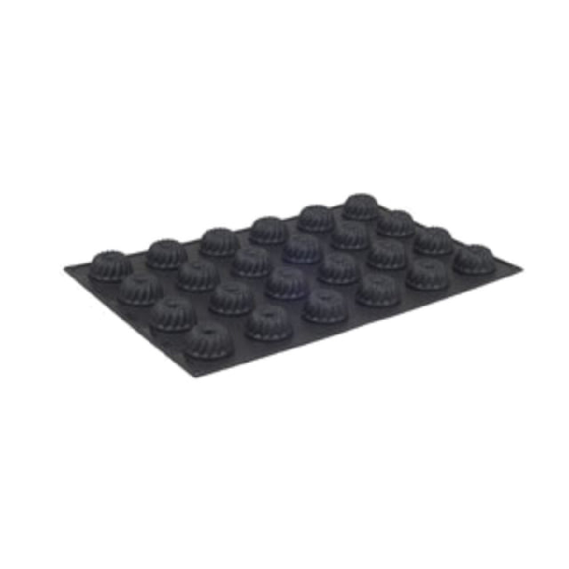 JB Prince M621 G Pavoni Pavoflex Mold 23-1/2"L X 15-3/4"W (24) Mini Kugelhopf