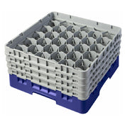 Cambro 30S800186 Camrack® Glass Rack With (4) Soft Gray Extenders Full Size