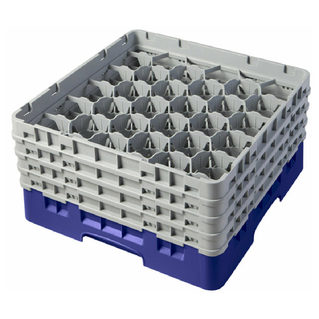 Cambro 30S800186 Camrack® Glass Rack With (4) Soft Gray Extenders Full Size