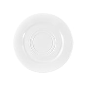 Elite Global Solutions D658-W Saucer 6-1/2" Dia. X 3/4"H Double Well