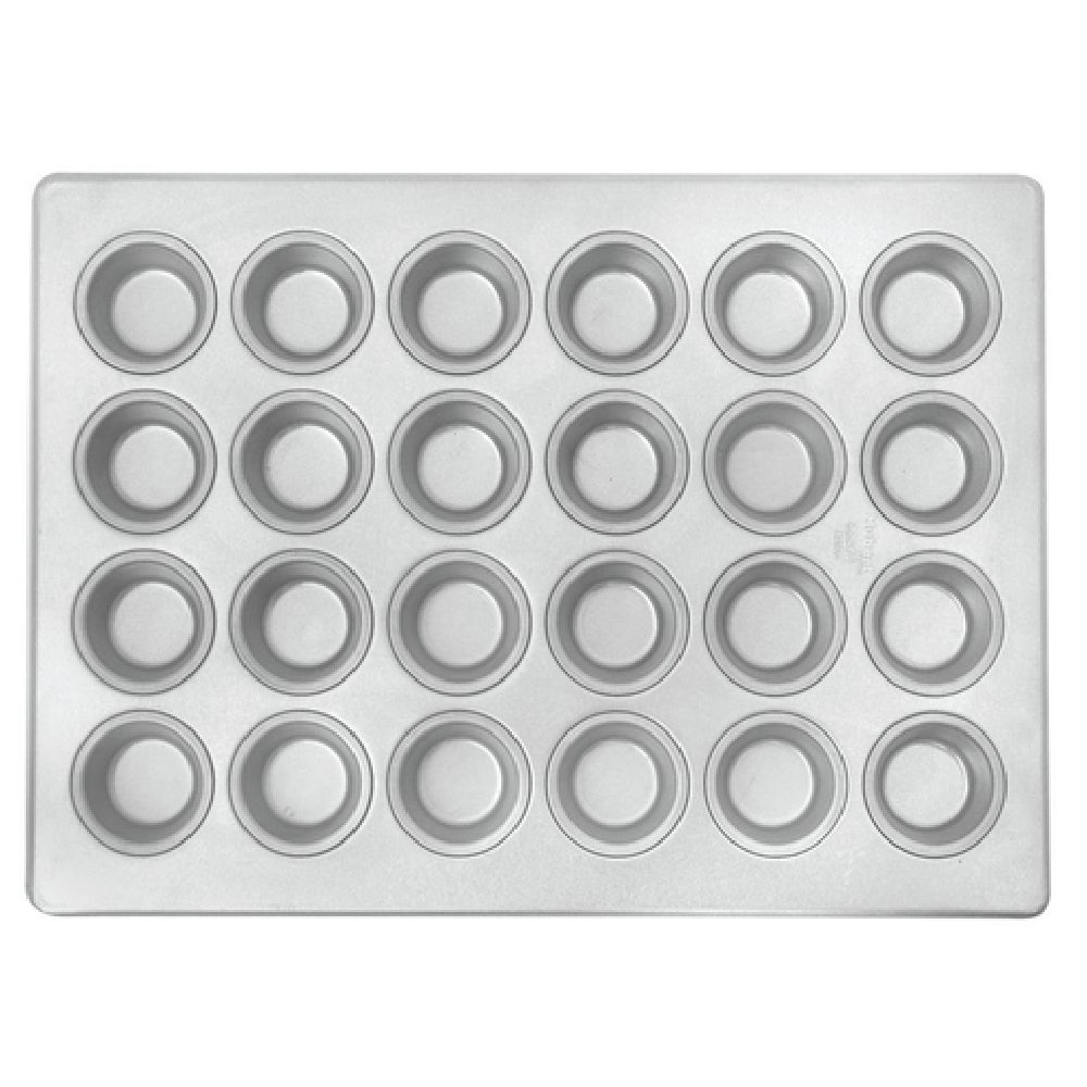 Hubert 66874 - Muffin Pan, Mini, Holds (24) 2-1/10 Oz. Muffins (4 Rows Of 6)