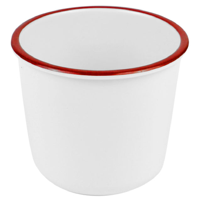BauscherHepp TREW7610 Enamelware Collection French Fry Pot 13-1/2 Oz. 4" Dia. X 3-1/4"H