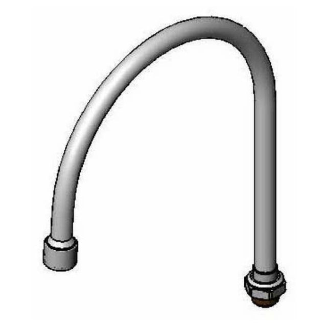 T&S Brass 135X-LAM-VR Nozzle Swivel 12-1/16"H