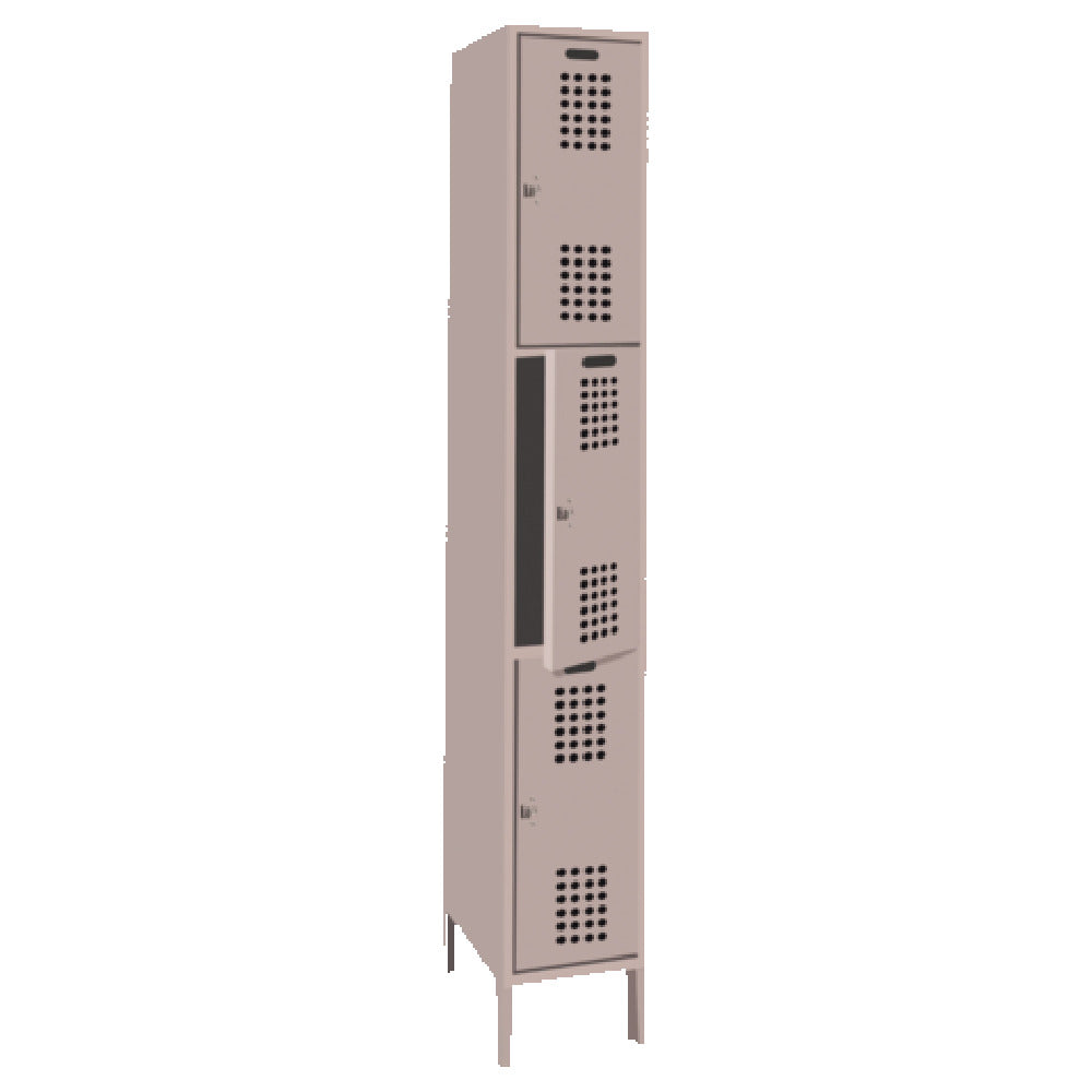 SPG 4K0048 - Kelmax Locker, 12"W X 12"D X 78"H, Triple Tier