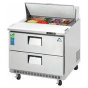 Everest Refrigeration EPBNSR2-D2 Drawered Sandwich Prep Table One-section 35-5/8"W