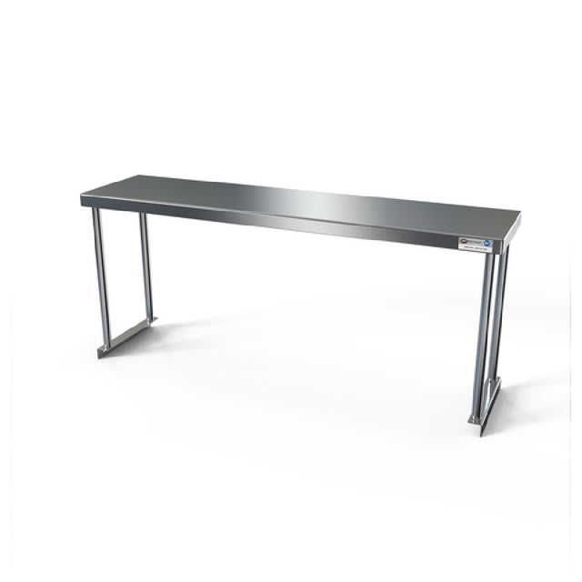 NBR Equipment TMS-1896S Overshelf Single 96"W X 18"D X 19-1/2"H Above Table Surface