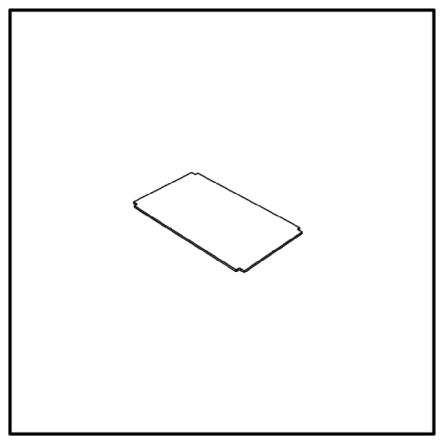 BauscherHepp VE-50026 Venta® 1 X Shelf LOW STAGE_50_XS (underside = No Metal Part)