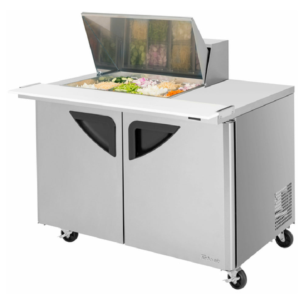 Turbo Air TST-48SD-12M-N(-LW) Super Deluxe Sandwich/Salad Mega Top Unit Two-section