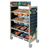 Cambro CSFLEXMERCH000 Camshelving® Flex Station Merchandiser Signs "Fresh & Fast"