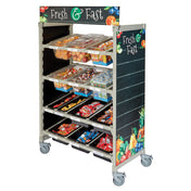 Cambro CSFLEXMERCH000 Camshelving® Flex Station Merchandiser Signs "Fresh & Fast"