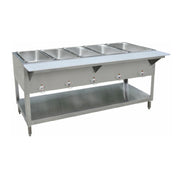 Hubert 28W-113 - Kratos® Electric Steam Table/Hot Food Table, Five Wells, Stationary