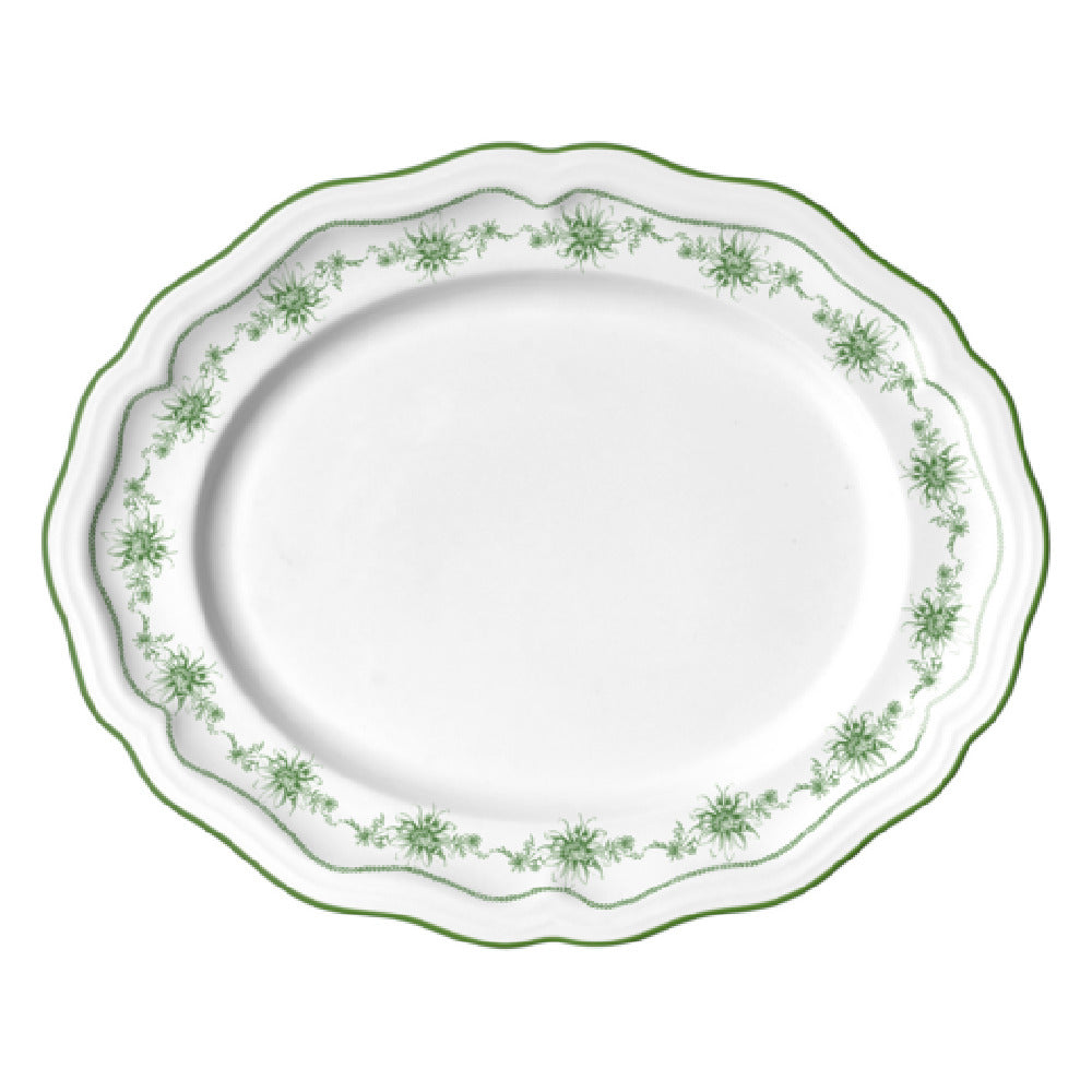 Steelite 62534FP817 Oval Platter 13.0" X 10.5" X 1.0" Adelina