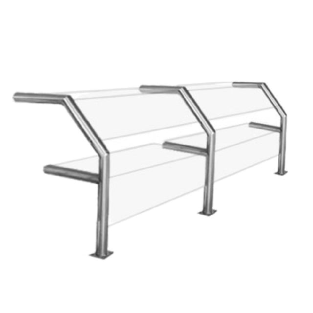 Piper Products CDDC-32 - Classic Double Display Protector Guard (Cafeteria Style) For Elite System