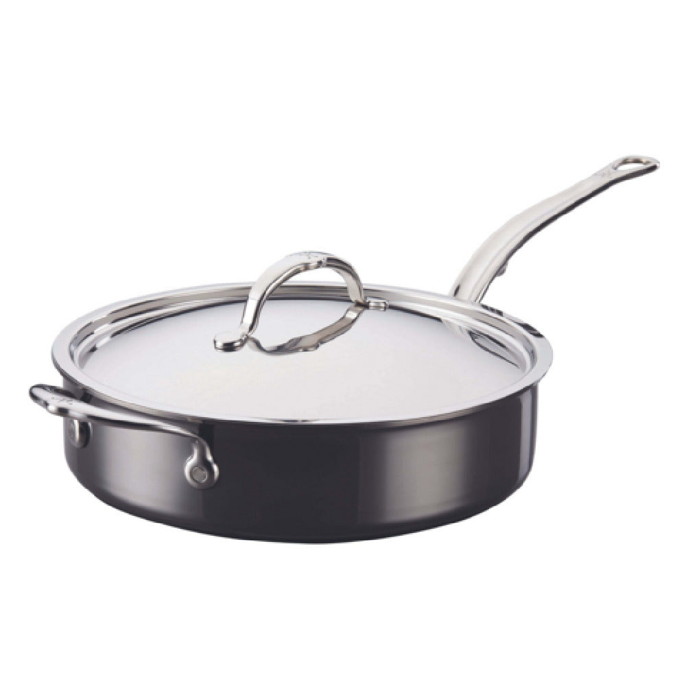 JB Prince S495 30 Hestan Nanobond Sauté Pan 5.0qt. Covered
