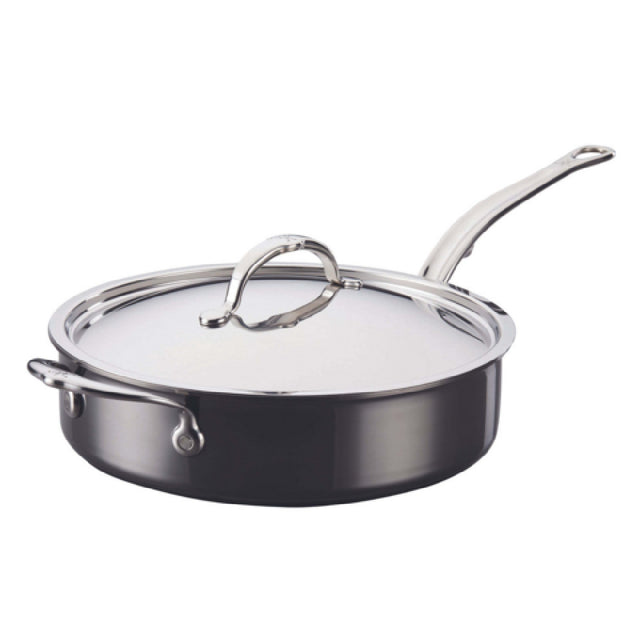 JB Prince S495 30 Hestan Nanobond Sauté Pan 5.0qt. Covered