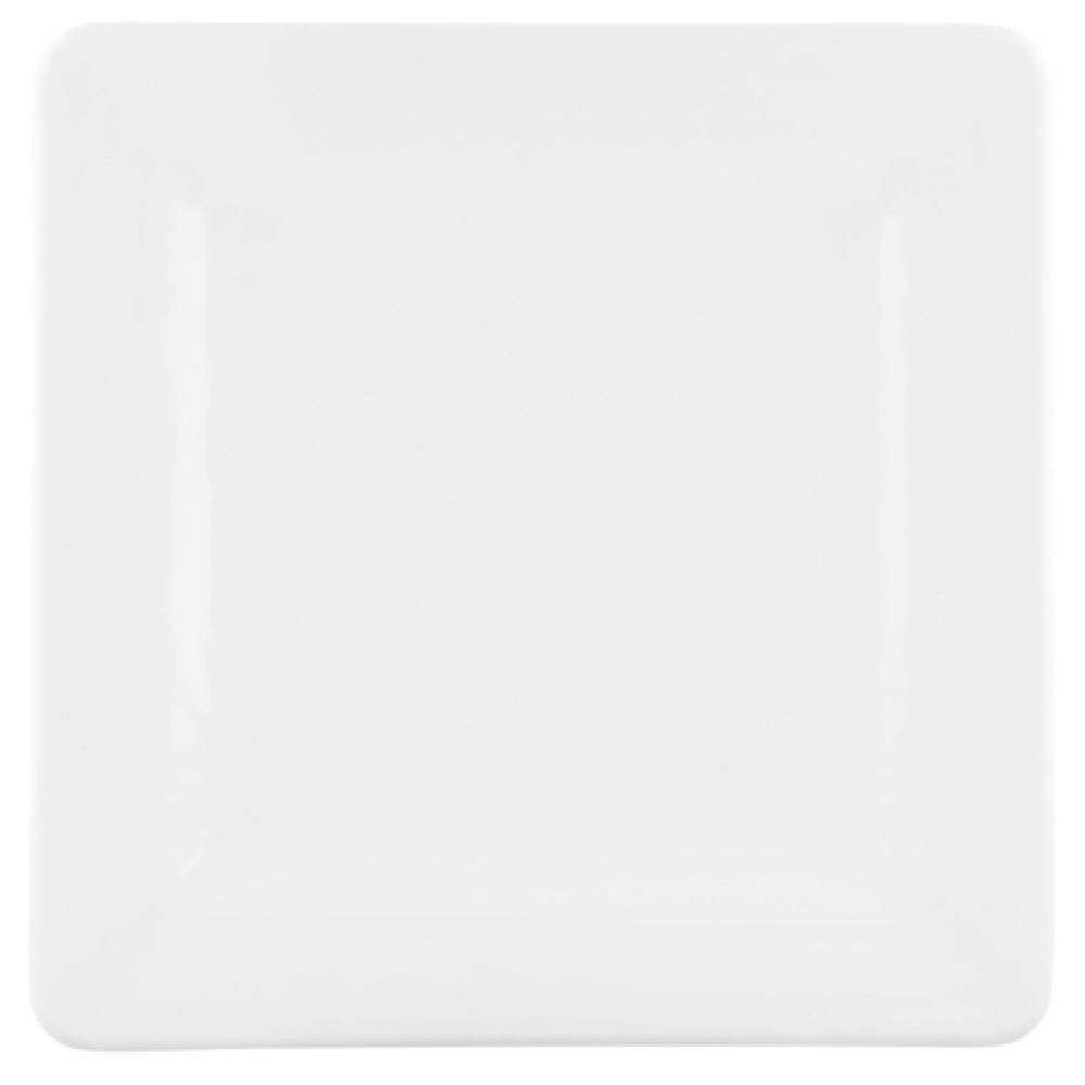 GET Enterprises D7SQRR-W Elite Global Solutions Plate 7" X 1/2"H Square