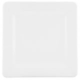 GET Enterprises D7SQRR-W Elite Global Solutions Plate 7" X 1/2"H Square