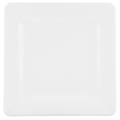 GET Enterprises D7SQRR-W Elite Global Solutions Plate 7" X 1/2"H Square