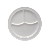 Yanco NS-703W Nessico Compartment Plate 10-1/4" Dia. 3-compartments