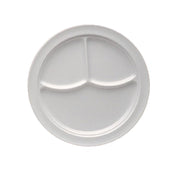 Yanco NS-703W Nessico Compartment Plate 10-1/4" Dia. 3-compartments