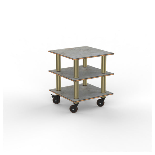 Steelite MGCMLX03GBXH - Modular Classic Small Unit Grey Brushed Brass Heavy, 29.5" X 29.5" X 35.0"