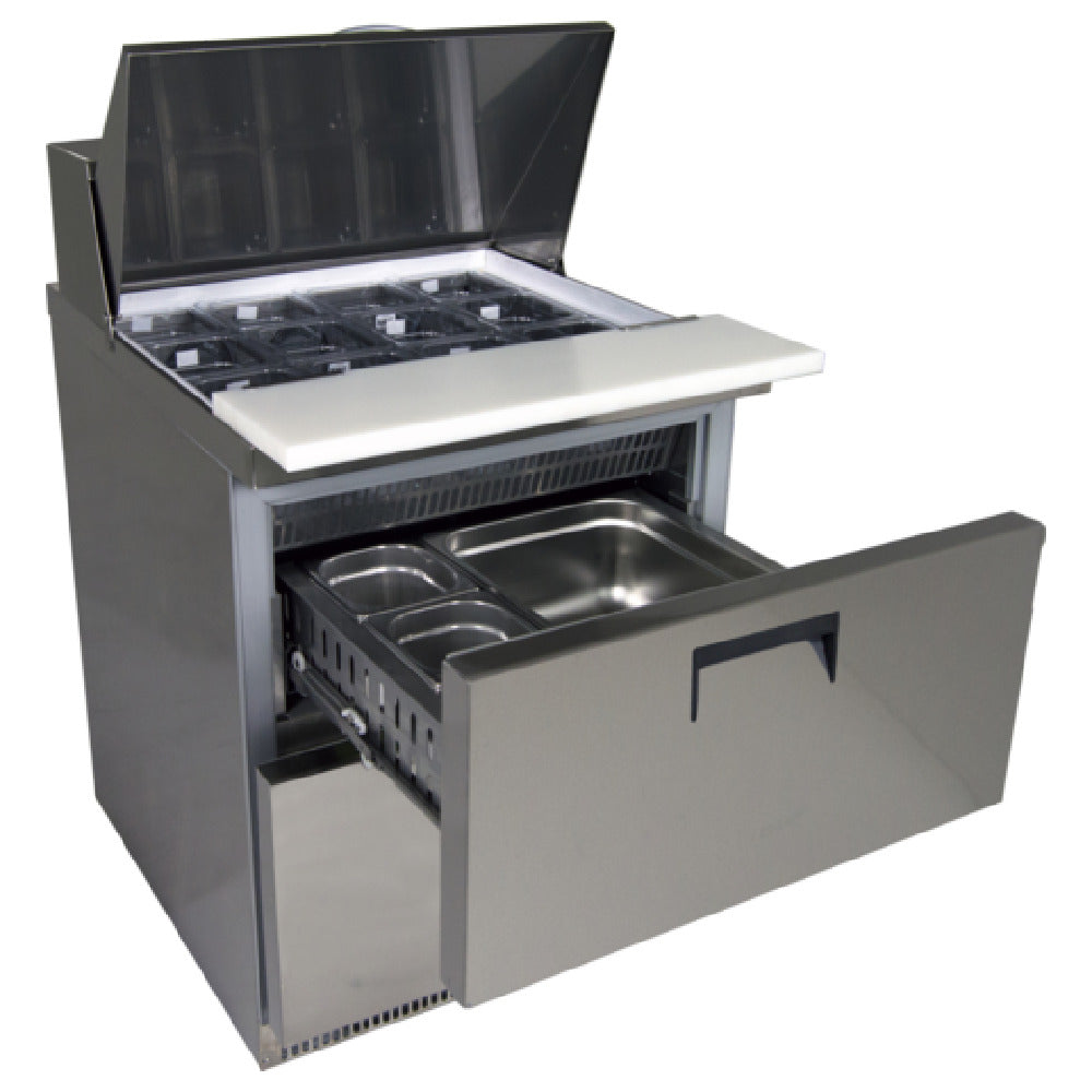 U-Line Corporation UCSP132-SS91A U-Line Commercial Sandwich Prep Table
