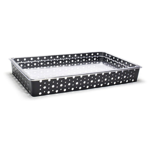 FOH BHO071BKI20 Full Size Dots Housing/Pan Set Shallow Matte Black Includes One BHO066BKI20 Full Size Dots Housing Shallow Matte Black